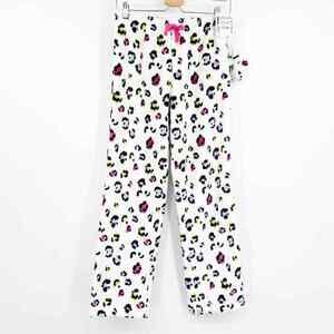 Tucker + Tate Girls Ivory Wild Cheetah Pants size M 8-10